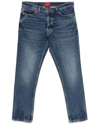 HUGO - Straight-Leg Jeans - Lyst