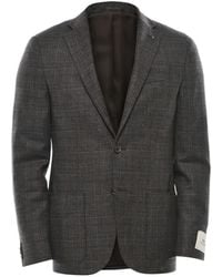 Corneliani - Blazer À Carreaux - Lyst