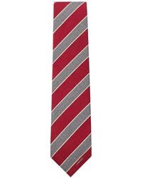 Tombolini - Diagonal-Stripe Silk-Blend Tie - Lyst