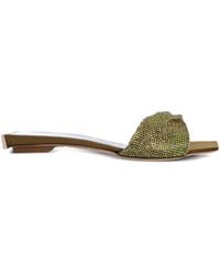 Benedetta Bruzziches - Golrarda Embellished Square-Toe Slides - Lyst