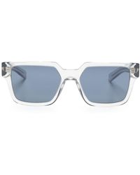 Prada - Logo-embellished Square-frame Sunglasses - Lyst