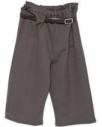 Magliano - Provincia Belted Paperbag-Waist Shorts - Lyst