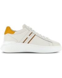 Hogan - H580 Leather Lace-up Sneakers - Lyst