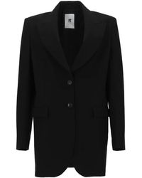 PT Torino - Victoria Peak-Lapel Single-Breasted Blazer - Lyst