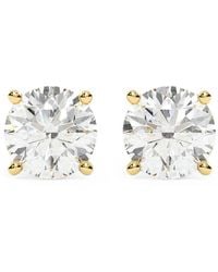 Diamond Essentials - Laboratory-Grown Diamond Solitaire Earrings - Lyst