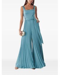 Willa - Ena Pleated Belted Jumpsuit - Lyst