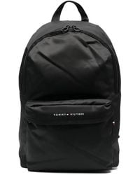 Tommy Hilfiger - Logo-Print Zipped Backpack - Lyst