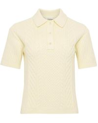 JW Anderson - Poloshirt mit Zopfmuster - Lyst