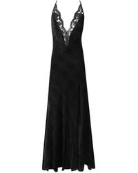 ERMANNO FIRENZE - Lace-Trim Maxi Dress - Lyst