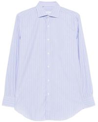 Brioni - Camicia A Righe A Maniche Lunghe - Lyst