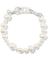 M. Cohen - Pearl Chain-link Bracelet - Lyst