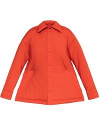 Issey Miyake - Pumped-T Buttoned Collared Overshirt - Lyst