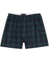 Brooks Brothers - Tartan-Pattern Cotton Boxer Shorts - Lyst