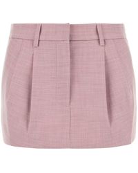 ANDAMANE - Pleat-Detail Mini Skirt - Lyst