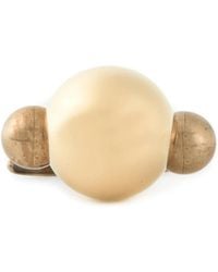 Lanvin - Round Shape Double Ring - Lyst