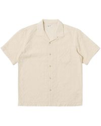 Universal Works - Textured Short-Sleeve Shirt - Lyst