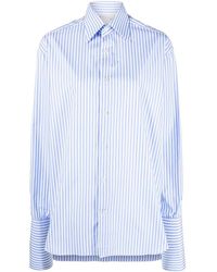 Woera - Stripe-pattern Long-sleeved Shirt - Lyst