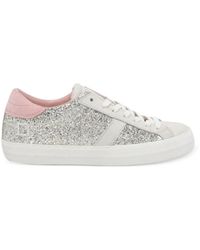 Date - Hill Low Sneakers Mit Glitzer - Lyst