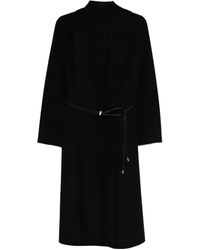 Liska - Belted Long Coat - Lyst