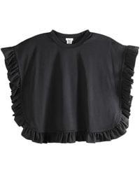 Comme des Garçons - Ruffled Sleeveless T-Shirt - Lyst