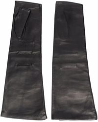 Manokhi - Fingerless Leather Gloves - Lyst