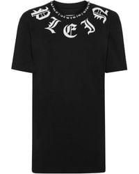 Philipp Plein - Gothic Plein Cotton T-Shirt - Lyst