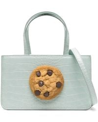 Puppets and Puppets - Small Cookie Snakeskin-effect Tote Bag - Lyst