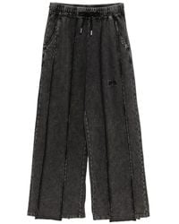 Mini Cream - Logo-Embroidered Trousers - Lyst