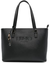 Liu Jo - Large Tote Bag With Charm - Lyst