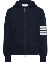 Thom Browne - Lunar New Year Intarsia 4-Bar Stripe-Detail Hoodie - Lyst