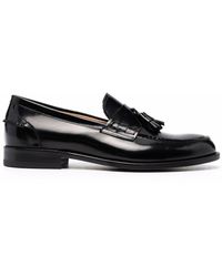 SCAROSSO - Ralph Tassel-embellished Leather Loafers - Lyst