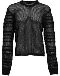 FILTH - Mesh Long-Sleeve T-Shirt - Lyst