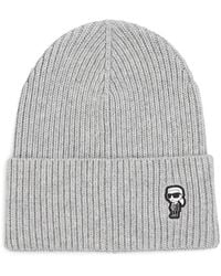 KARL LAGERFELD - K/Ikonik 2.0 Beanie - Lyst