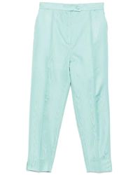 DE SANTIS - Patterned Trousers - Lyst