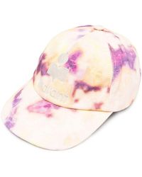 Isabel Marant - Logo-embroidered Tie-dye Cap - Lyst