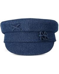 Ruslan Baginskiy - Appliqué Cotton Baker Boy Hat - Lyst