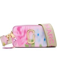 Marc Jacobs - The Blurred Floral Snapshot Floral Shoulder Bag - Lyst