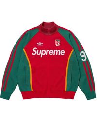 Supreme - X Umbro Sweatshirt Mit Reißverschluss - Lyst