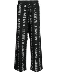 Rassvet (PACCBET) - Logo-Print Wide-Leg Trousers - Lyst