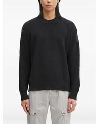 Napapijri - Logo-Patch Crew-Neck Sweater - Lyst