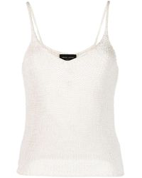 Roberto Collina - V-neck Knitted Top - Lyst