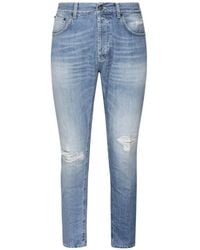 Dondup - Vaqueros Dian Con Detalles Rasgados - Lyst