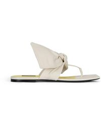 Givenchy - Boudoir Bow Flat Sandals - Lyst