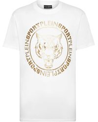 Philipp Plein - Ss Logo-print Cotton T-shirt - Lyst