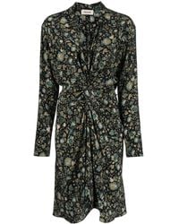 Zadig & Voltaire - Robe Mi-Longue Rozo À Fleurs - Lyst