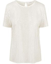 P.A.R.O.S.H. - Rhinestone-Embellished Blouse - Lyst