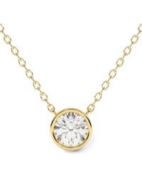 Diamond Essentials - Diamond-Pendant Necklace - Lyst