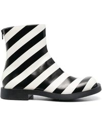 Camper - Striped Ankle Boots - Lyst