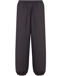 Moschino - Contrasting-Trim Trousers - Lyst