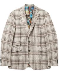 ABSEITS - Geruit Colbert - Lyst
